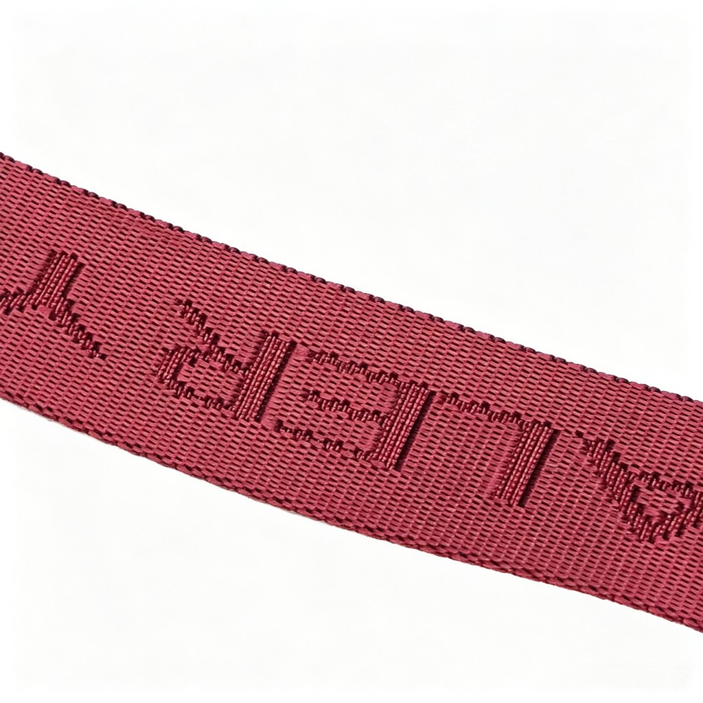 Custom Multi-Color Pattern Letters Nylon Jacquard Webbing